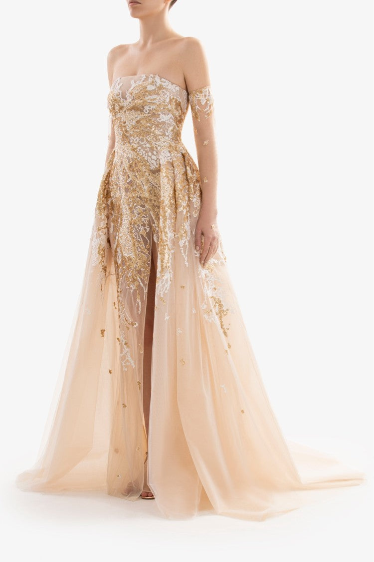 Saiid Kobeisy Embroidered Dress