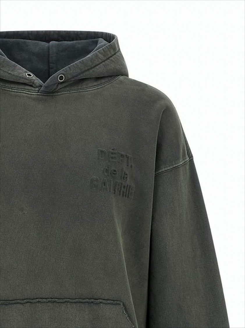 Gallery Dept. Vintage-Inspired Grey Hoodie With Relaxed Fit