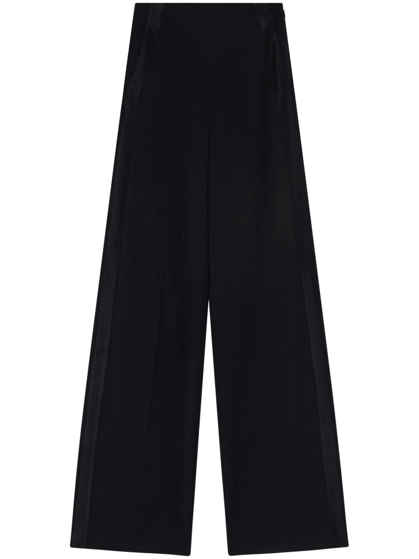 Pinko Wide-Leg Trousers With Smooth Finish