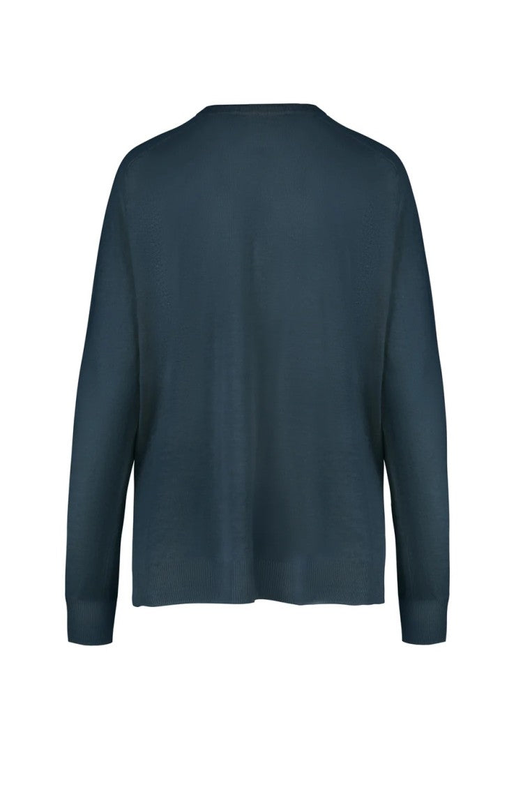 Bomboogie Light Pink Perforated Knit Sweater