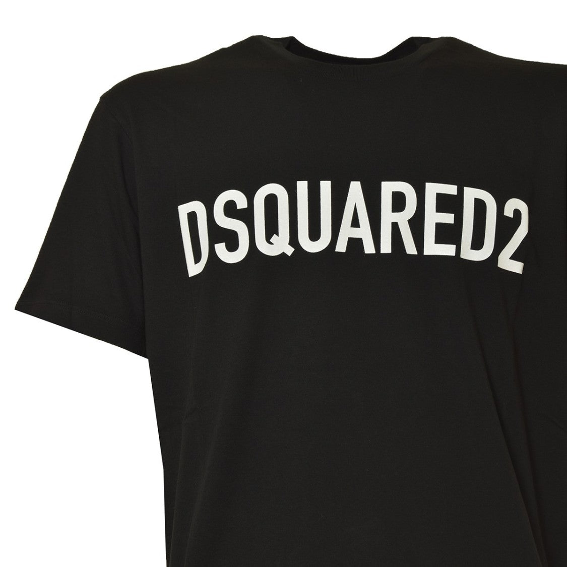 Dsquared2 Black Cotton Cool T-Shirt With Logo Print