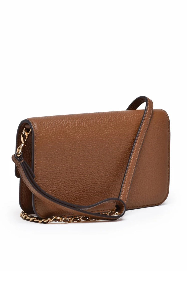 Tory Burch Britten Chain Wallet Shoulder Bag - Brown