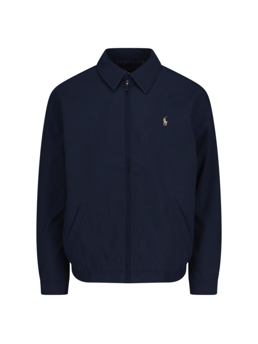 Polo Ralph Lauren Structured Front Button Jacket With Pointed Collar