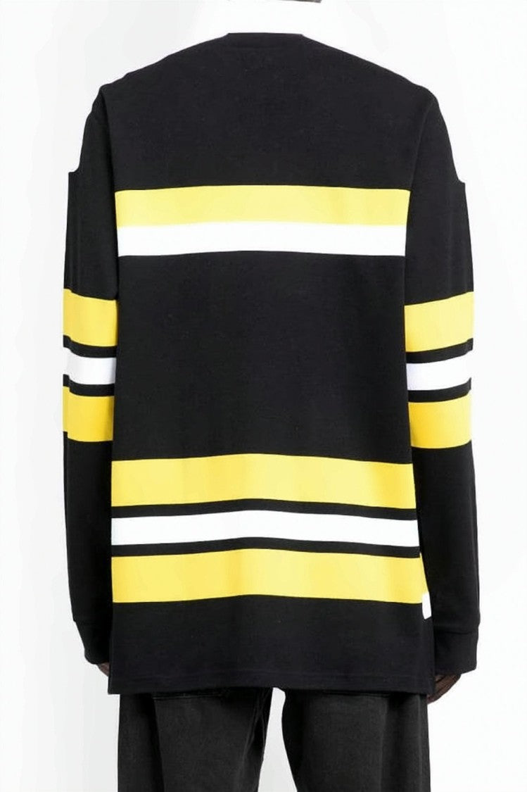 Wales Bonner Bold Stripe Long-Sleeve Shirt With Embroidered Logo