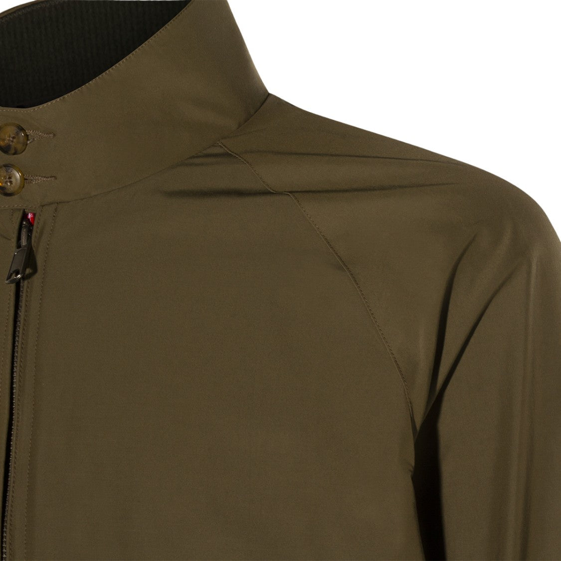 Baracuta Front-Zipper Jacket With Stand Collar