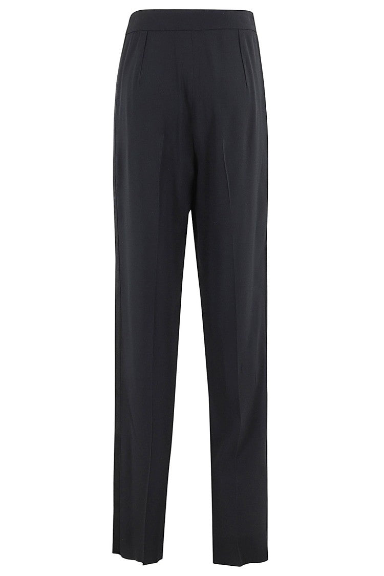 Emporio Armani High-Waisted Midnight Blue Trousers