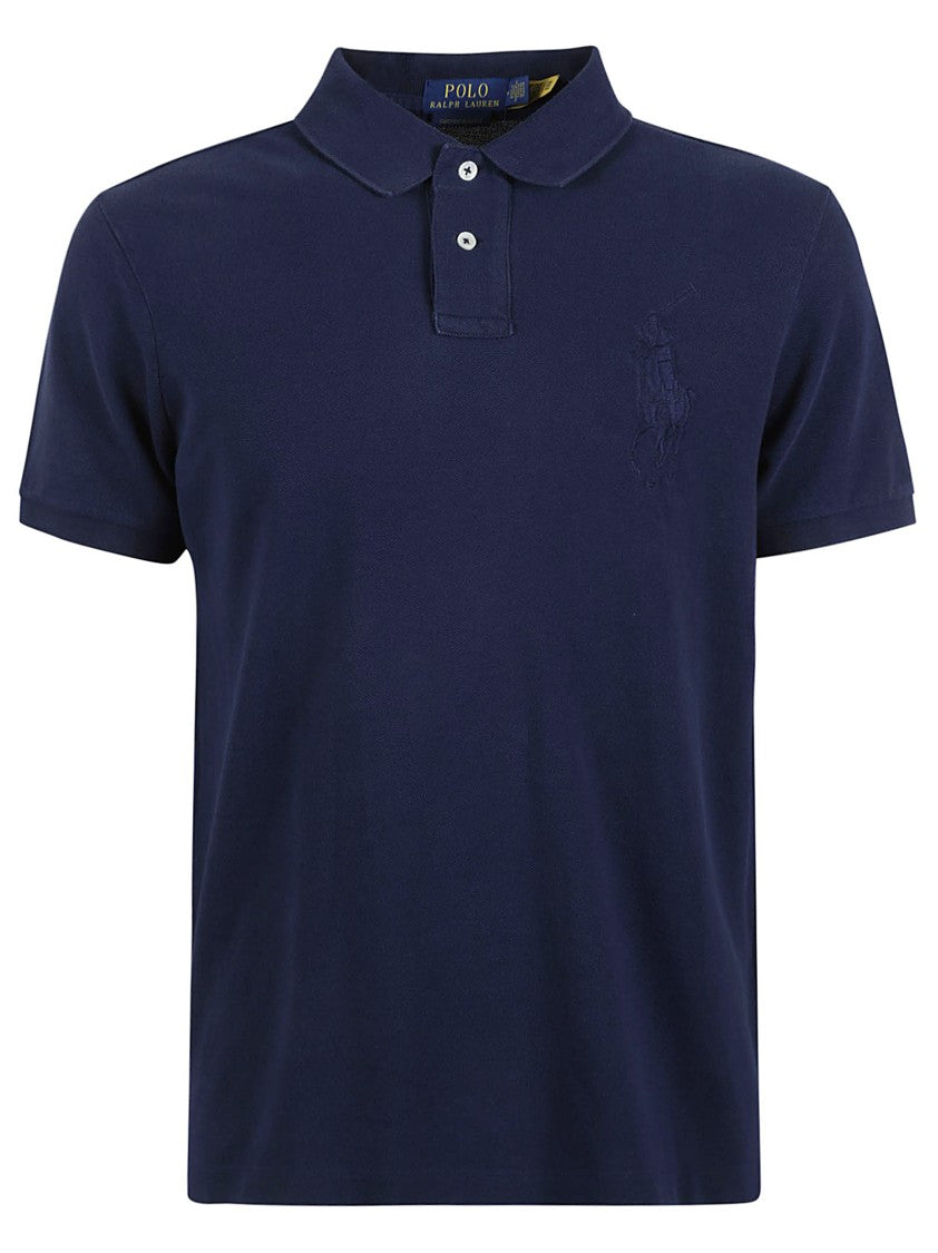 Polo Ralph Lauren Cruise Navy Cotton Piqué Polo Shirt