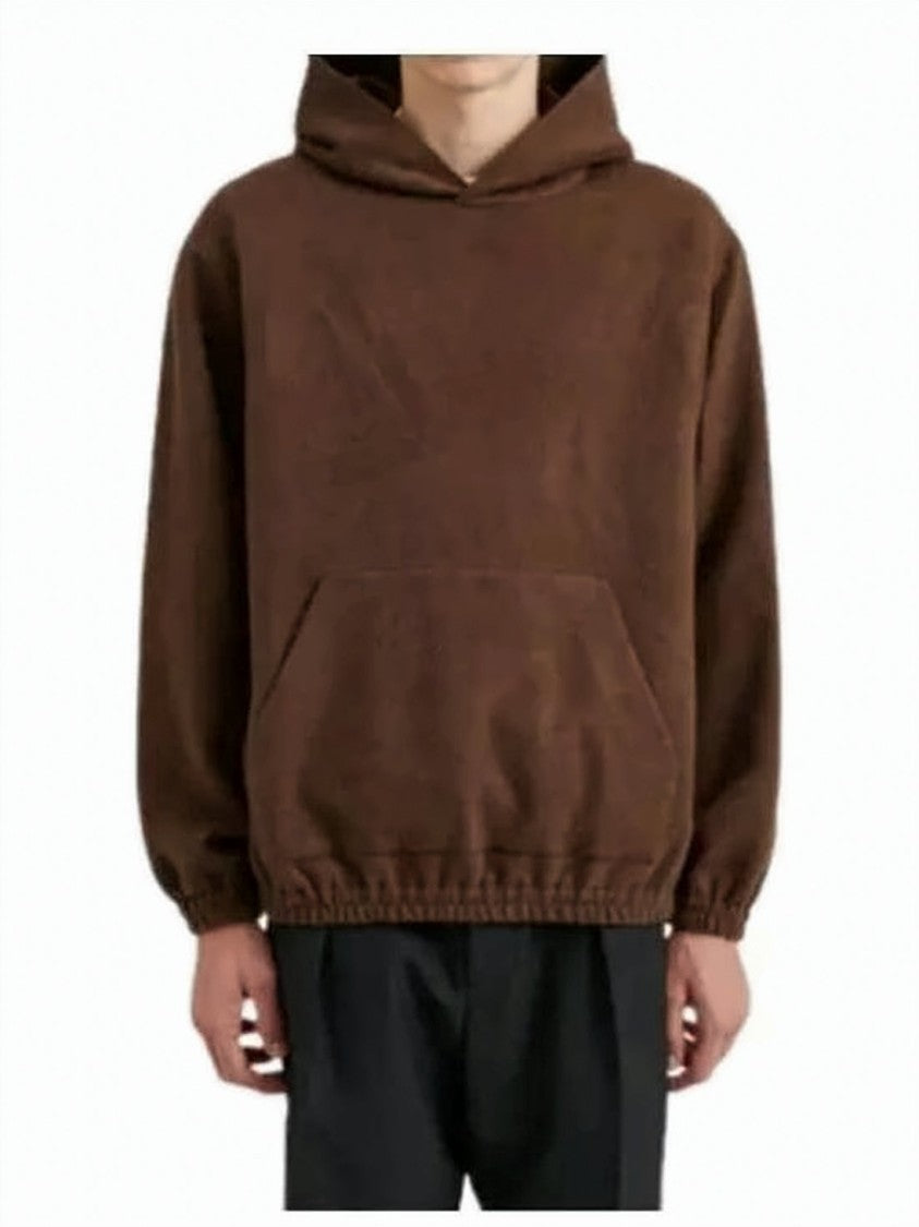 Auralee Relaxed Fit Camel Hair Hoodie