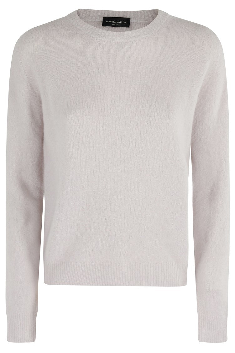Roberto Collina Crew Neck Cashmere Blend Sweater