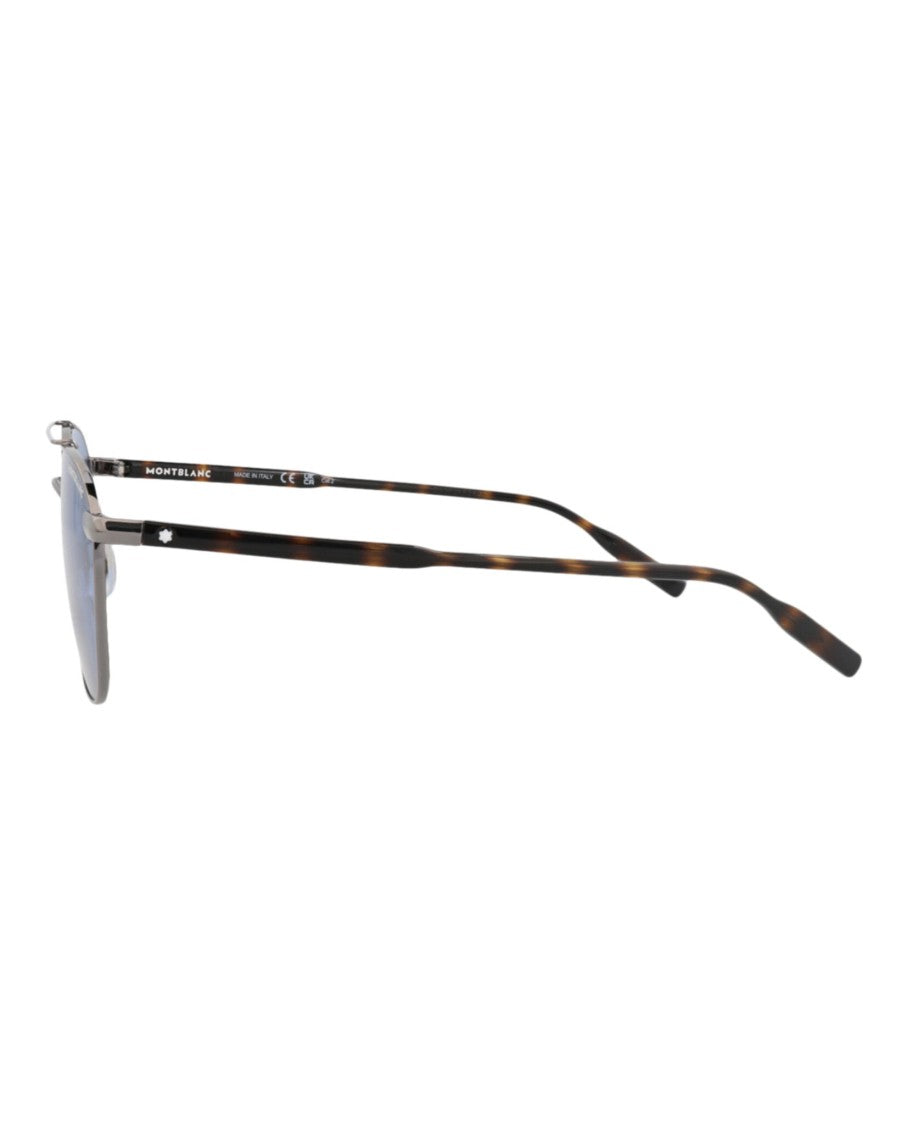 Montblanc Aviator-Style Metal Sunglasses