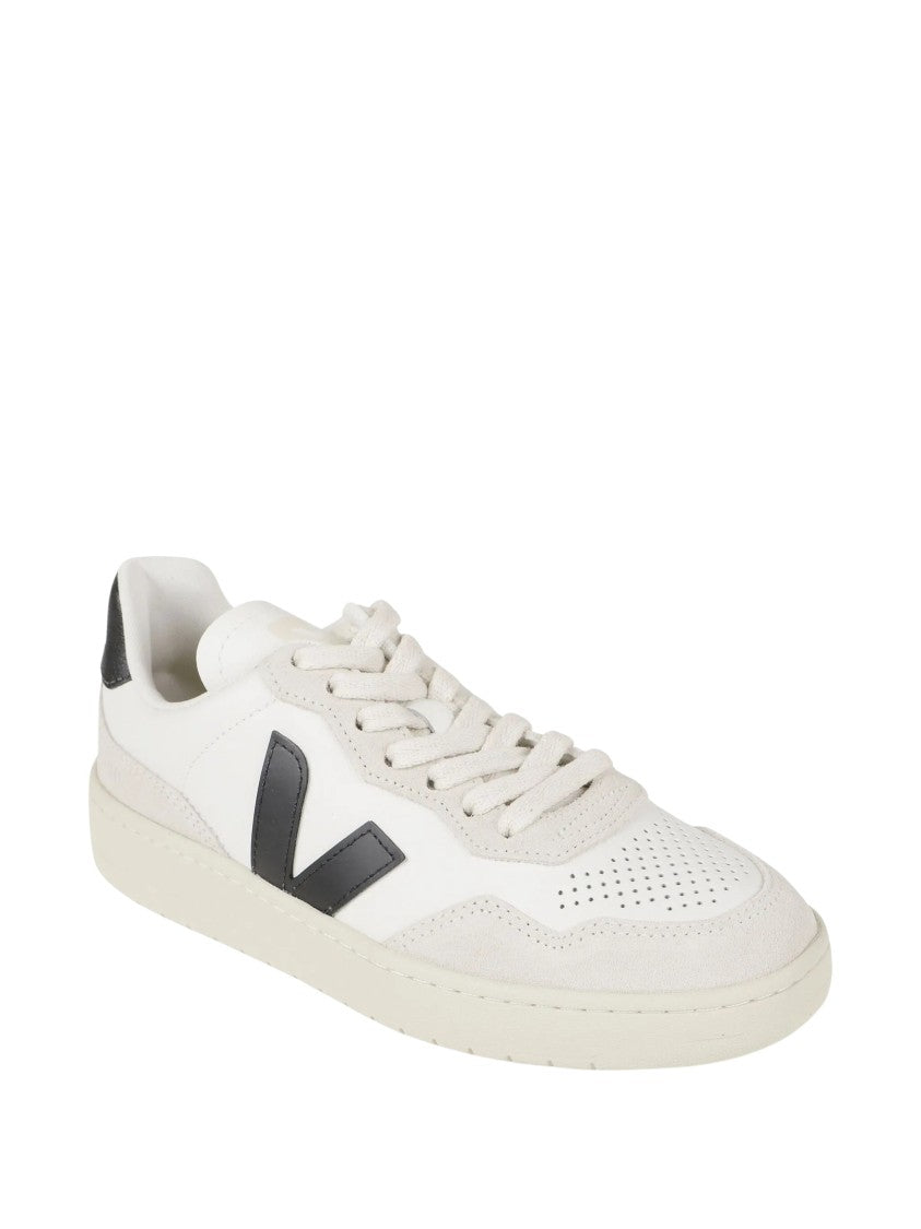 Veja Low-Top Sneaker With Perforated Detailing And Bold Logo
