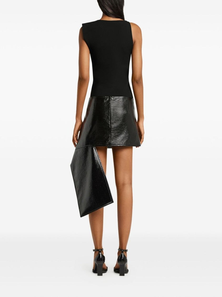 Courrèges Sleeveless Asymmetric Hem Tank Top
