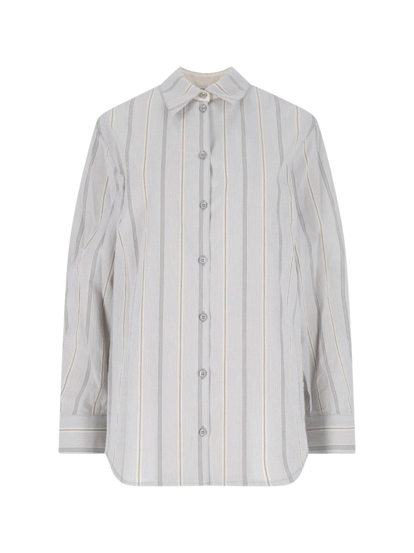 Low Classic Striped Shirt – Grey