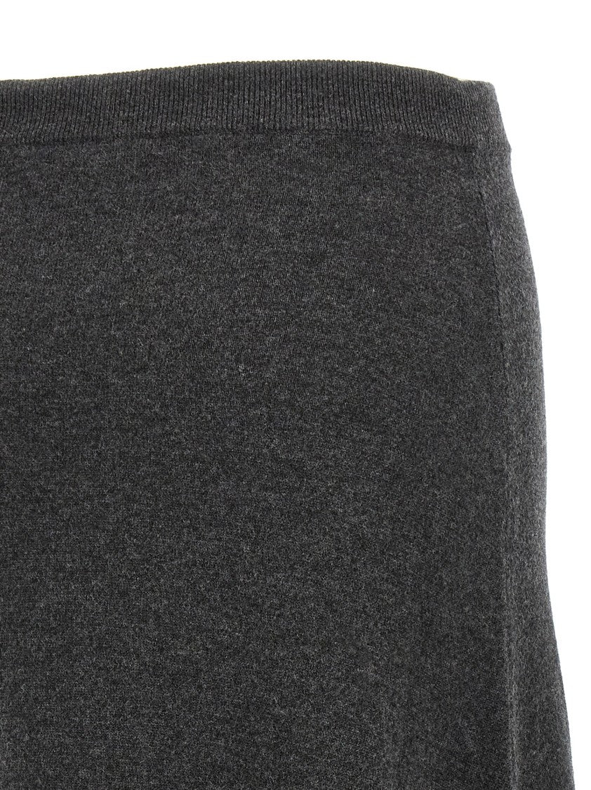 Balenciaga Maxi Wool Skirt