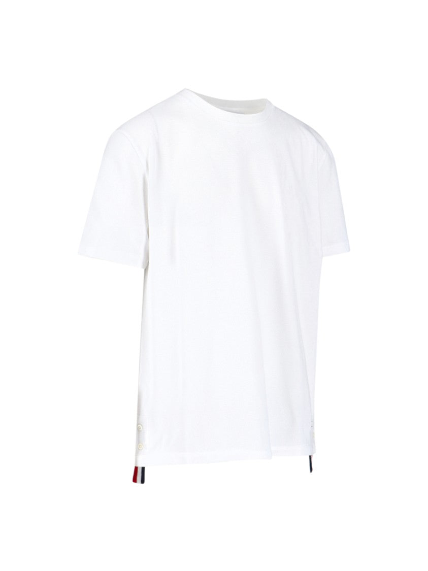 Thom Browne Adjustable Logo T-Shirt – White
