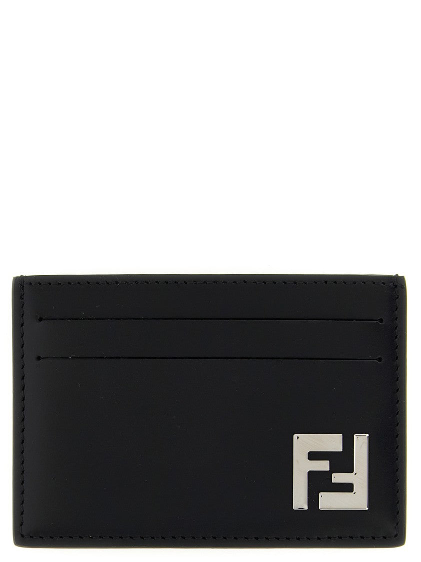 Fendi Slim Squared Ff' Card Holder