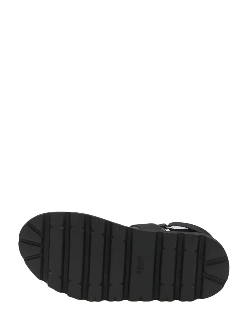 Celine Minimalist Black Sandals With Adjustable Straps