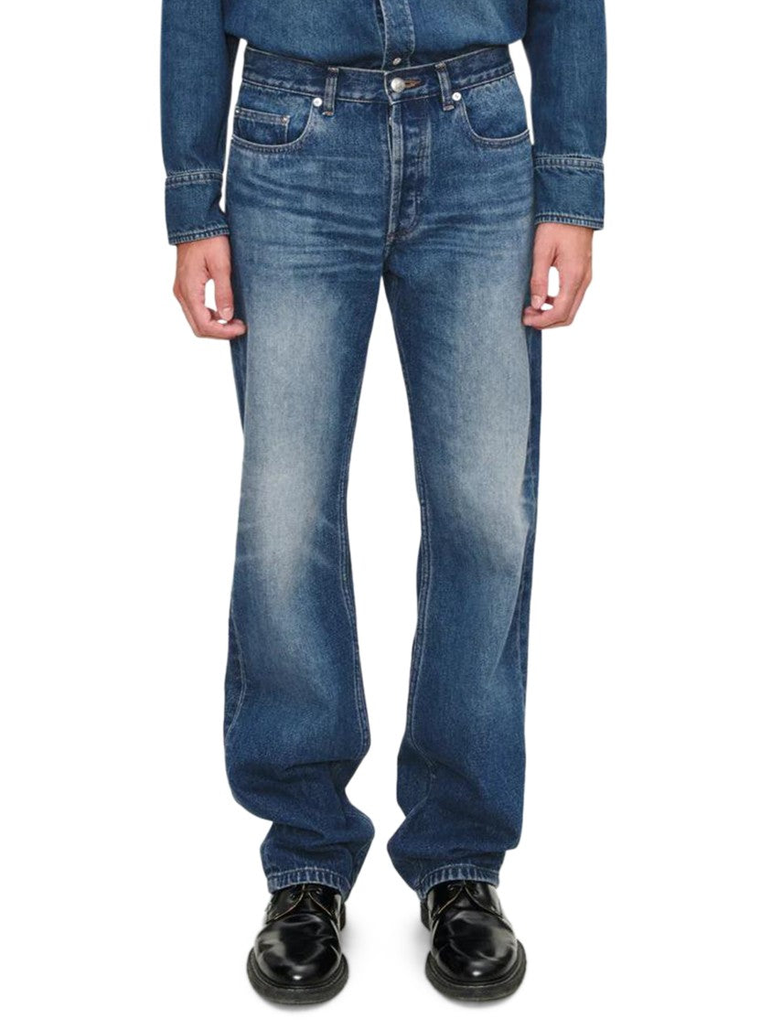 A.P.C. Straight-Leg Denim Trousers With Classic Five-Pocket Styling