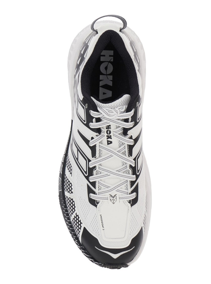 Hoka Breathable Mesh Sneakers With Cushioned Sole