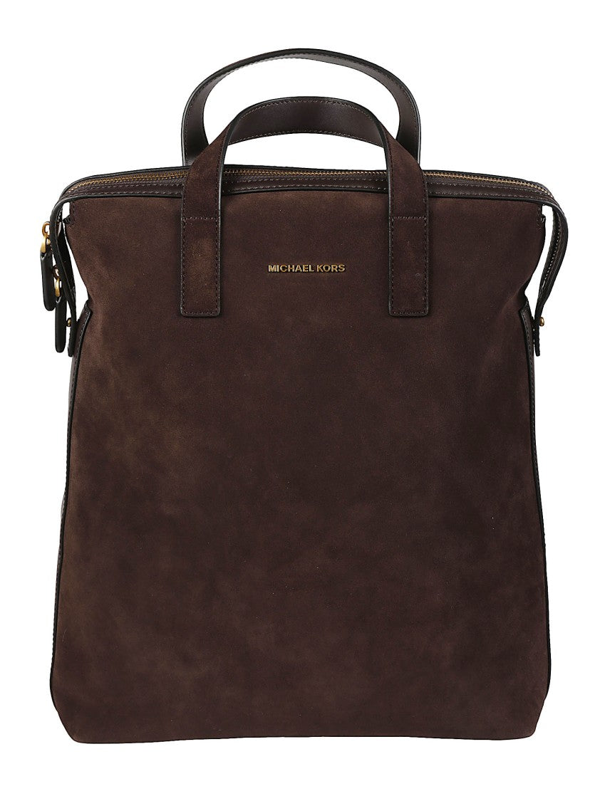 Michael Kors Nicholas Top Handle Leather Backpack