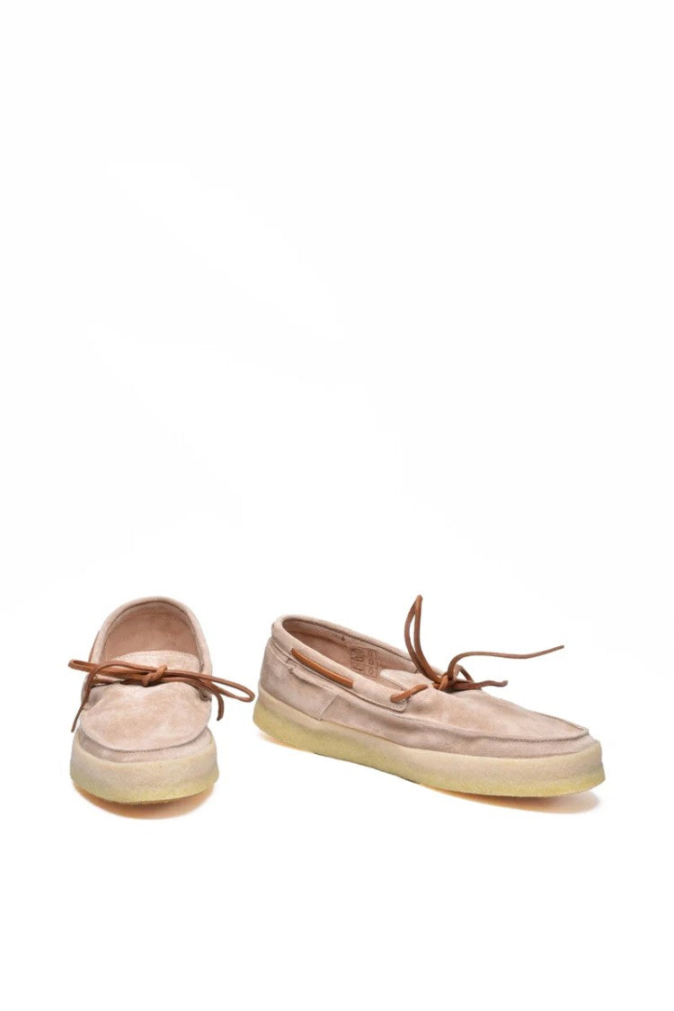 Astorflex Beige Suede Moccasin Loafers