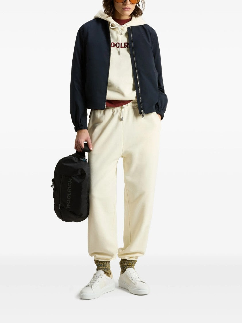 Woolrich Black Summer Bomber Lightweight Polyester Jacket