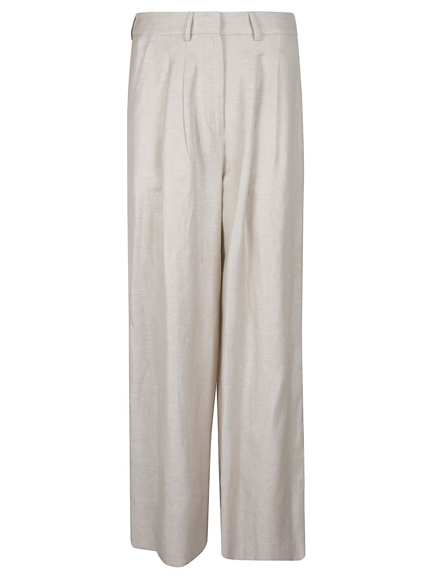 Pt Torino Frankie High Waist Wide Leg Pants