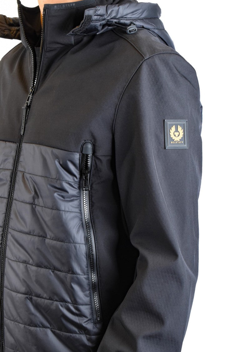 Belstaff Black Nylon Quilted Down Jacket