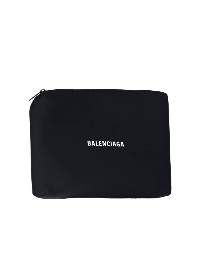 Balenciaga Minimalist Black Shorts With Elastic Waistband