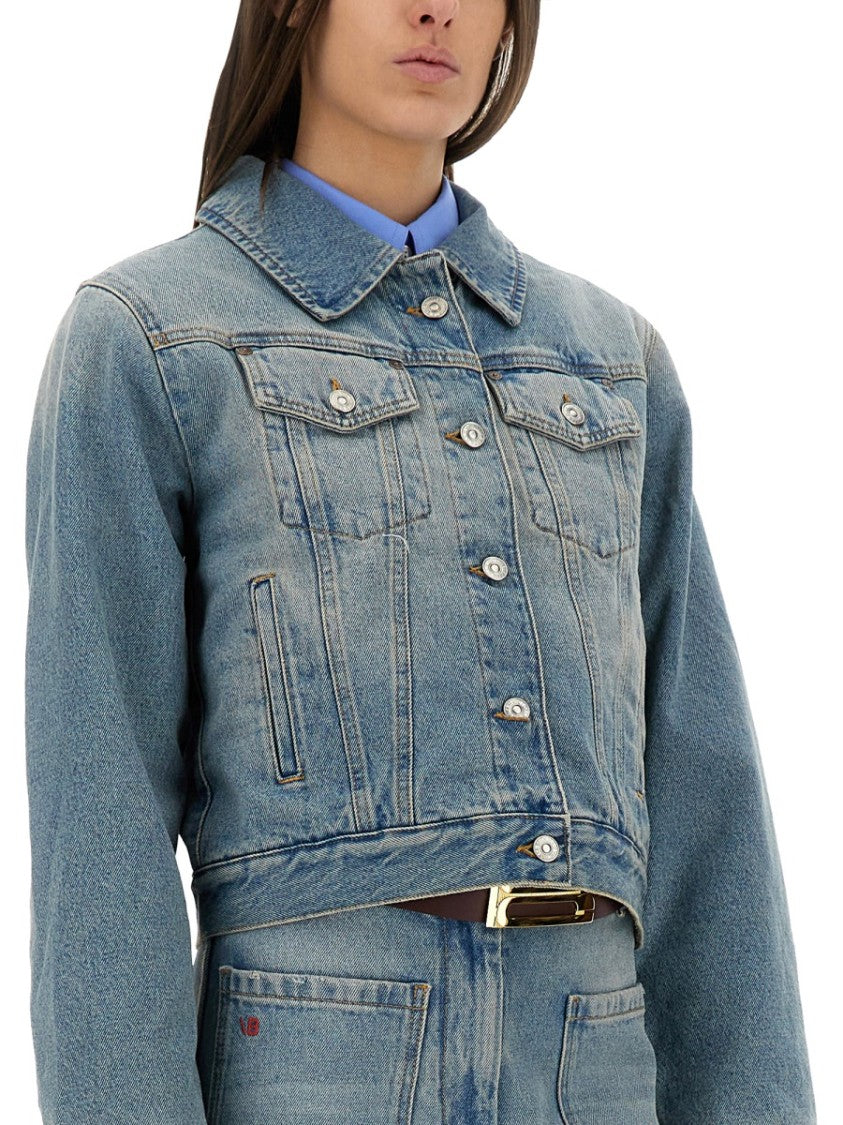 Victoria Beckham Padded Denim Jacket