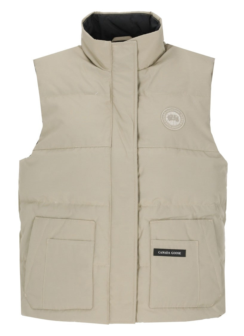 Canada Goose High Neck Padded Sleeveless Canada Goose Vest