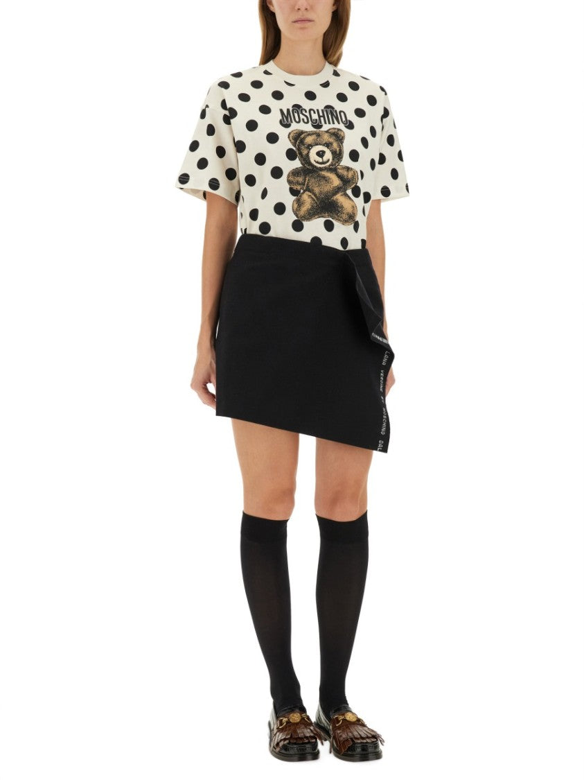 Moschino Wool Wrap Skirt