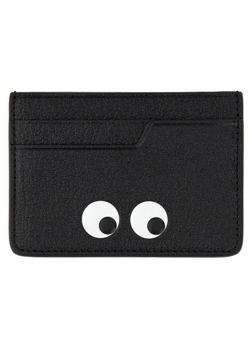 Anya Hindmarch Eyes Rectangular Goatskin Cardholder