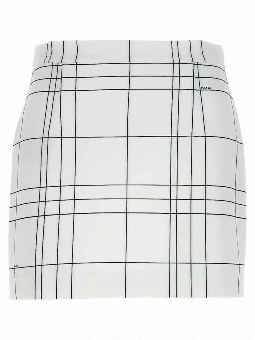 Marni White Mini Skirt