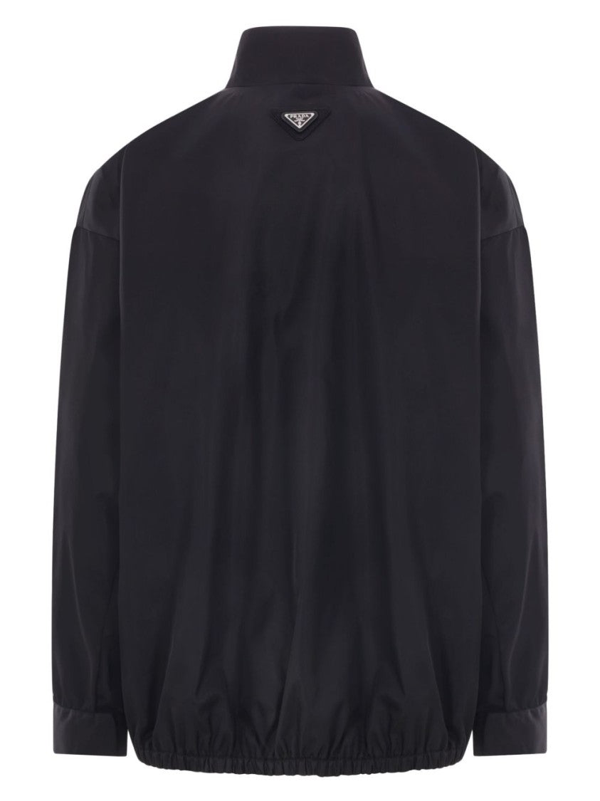 Prada Triangle-Logo Oversize Jacket
