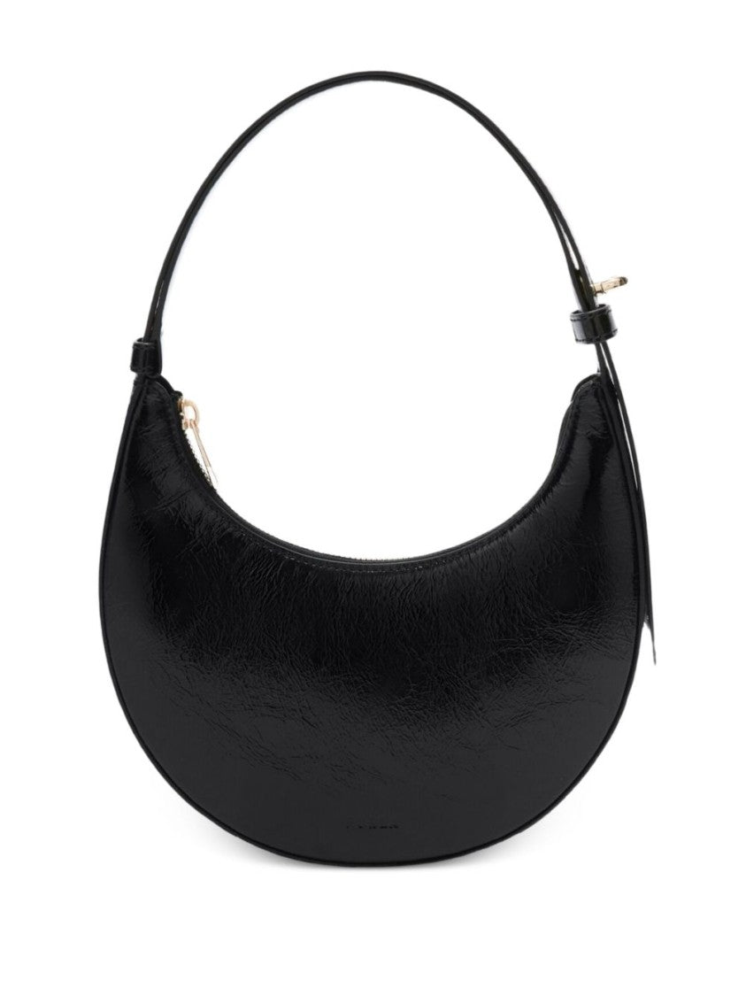 Furla Crescent-Shaped Bag In Glossy Leather