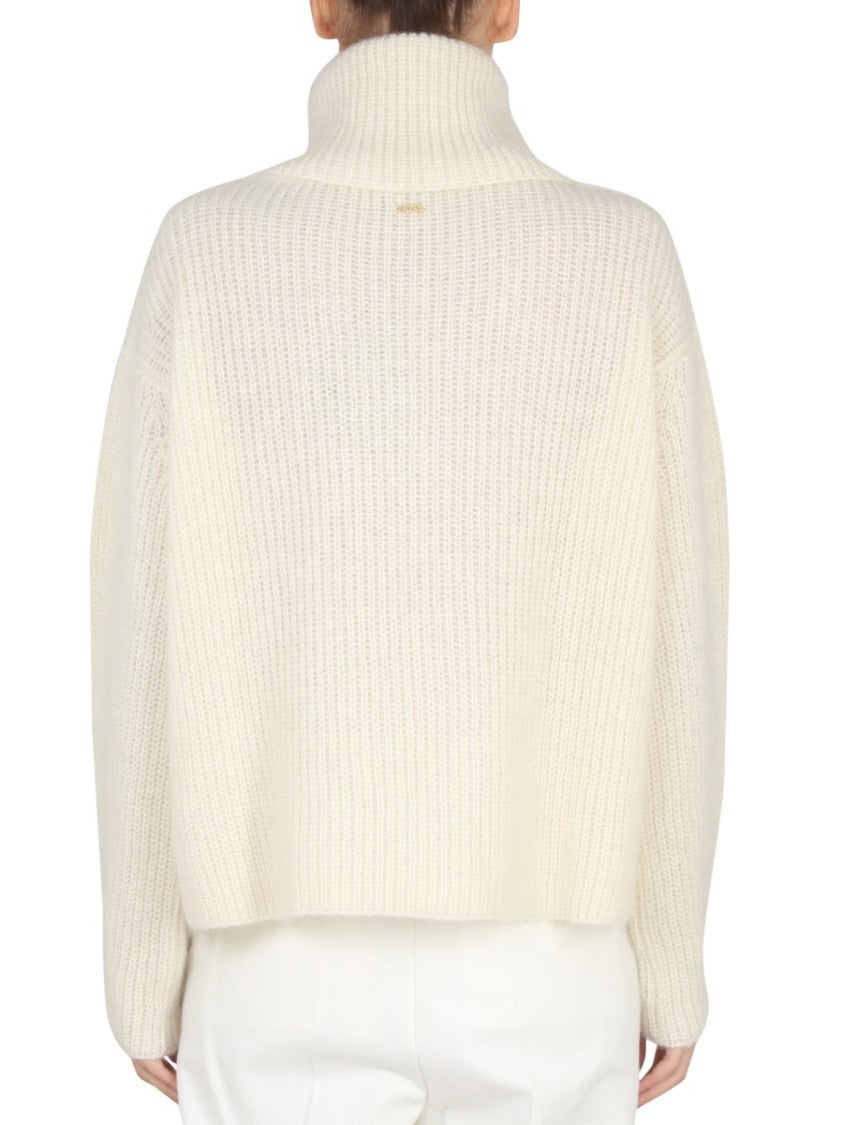 Boss High Neck Mohair Blend Sweater