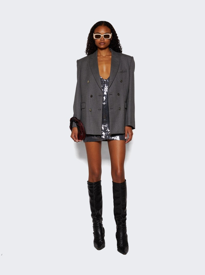 Alexander Wang Crescent Mini Bag In Distressed Crystal Hotfix