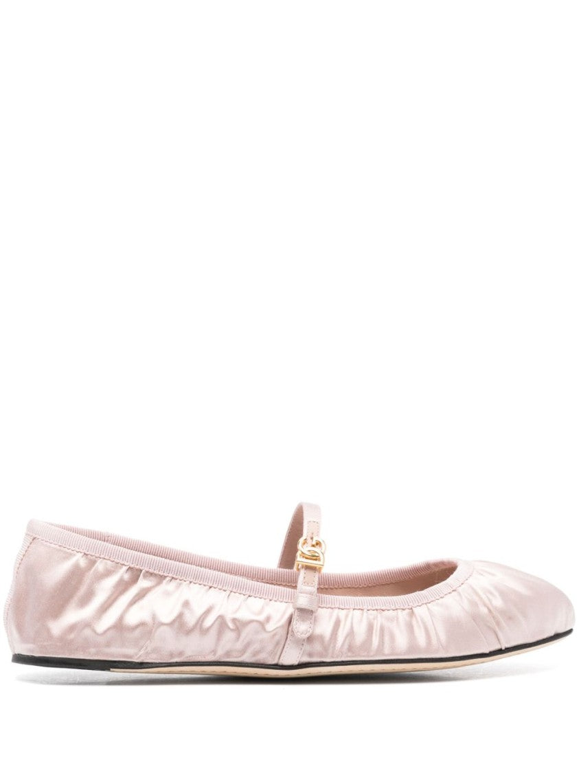 Dolce & Gabbana Satin Ballet Flats