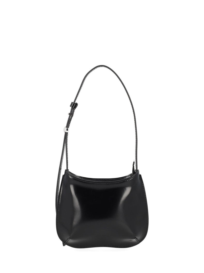 Jacquemus Black Adjustable Strap Leather Shoulder Bag