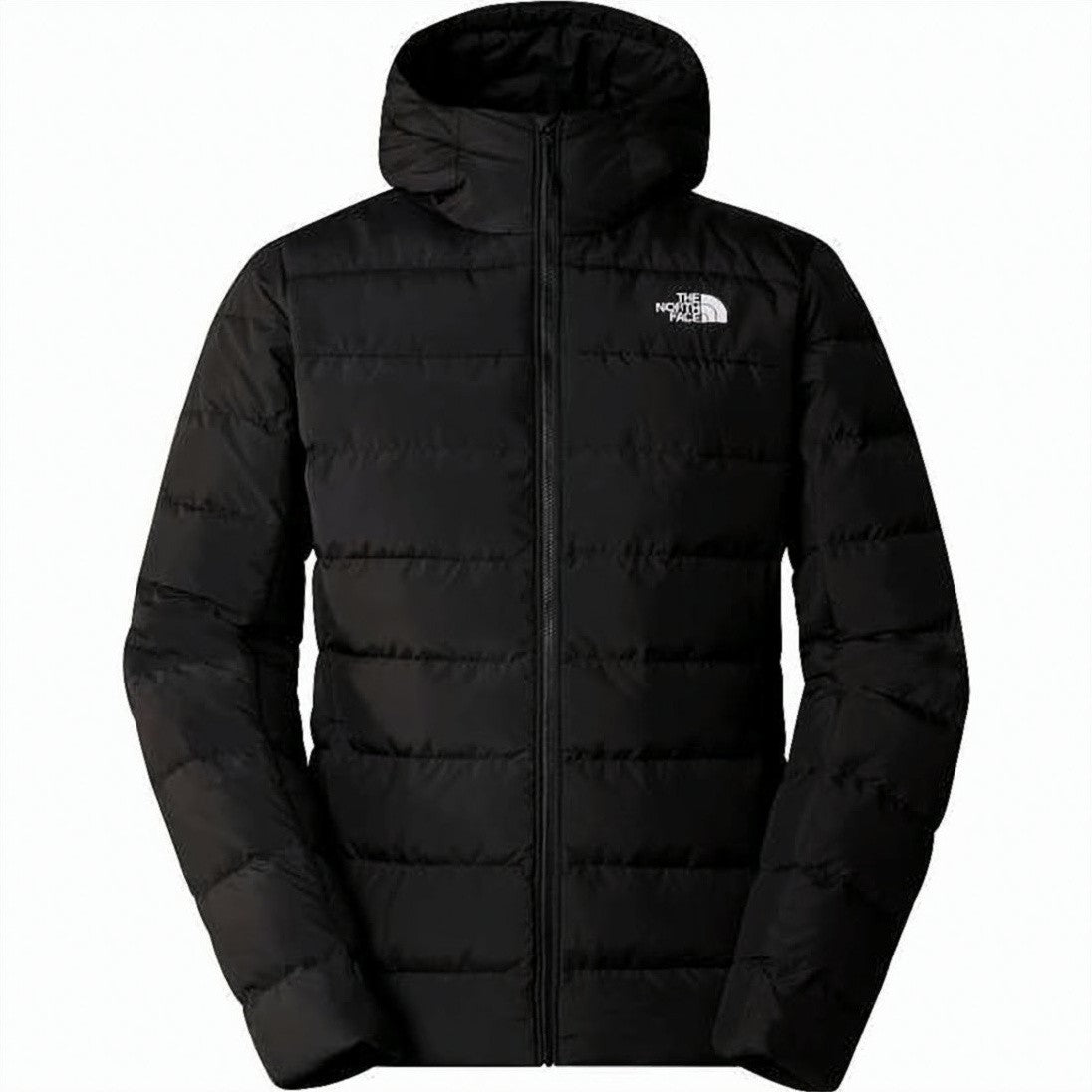 The North Face Hooded Down Jacket With Horizontal Quilting