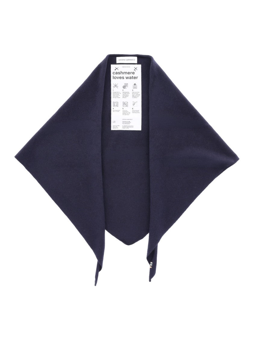 Extreme Cashmere Navy Blue N°150 Witch Cashmere-Blend Scarf