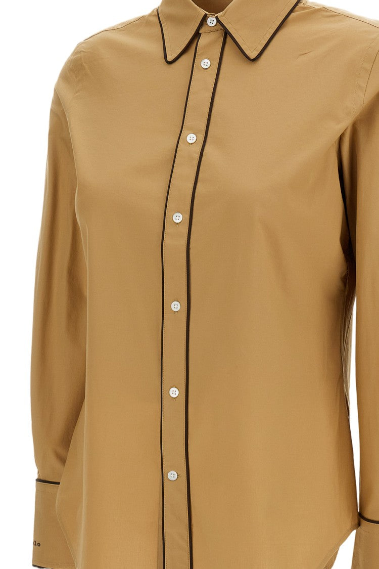 Polo Ralph Lauren Beige Classic Cut Cotton Shirt