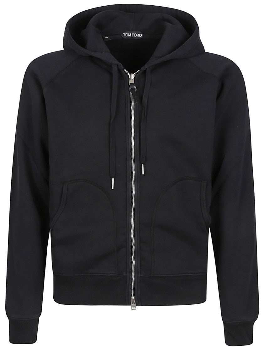 Tom Ford Cotton Hooded Full-Zip Sweatshirt