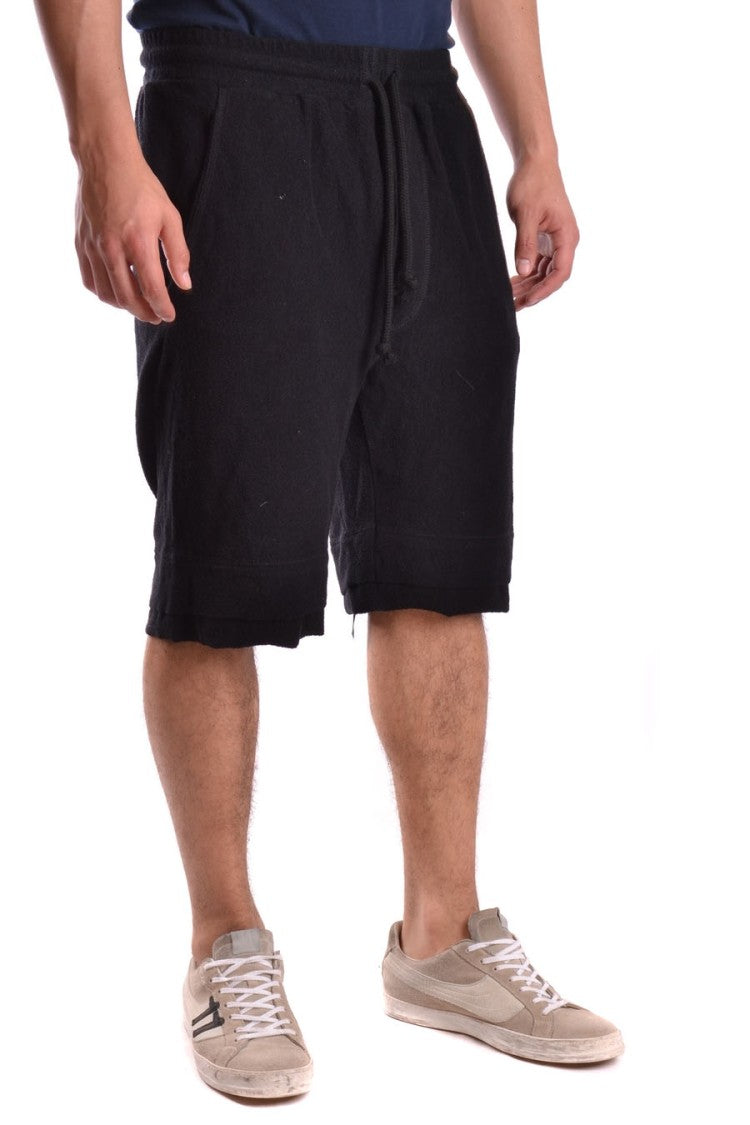 Barbara I Gongini Relaxed Fit Black Short With Adjustable Drawstring