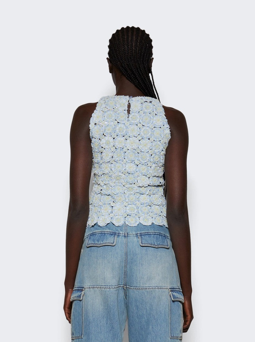 Roberta Einer Denim Angel Top Blue