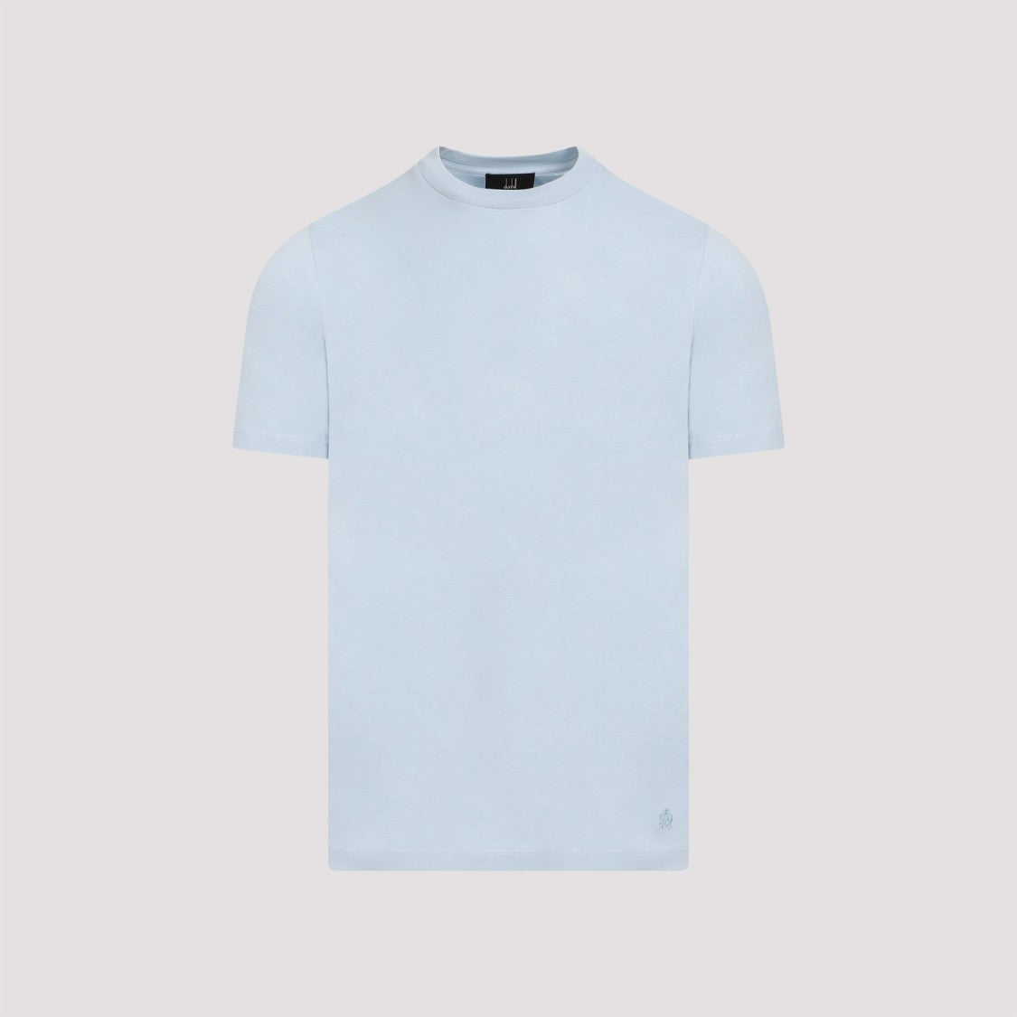 Dunhill Ad Insignia Light Blue Cotton T-Shirt