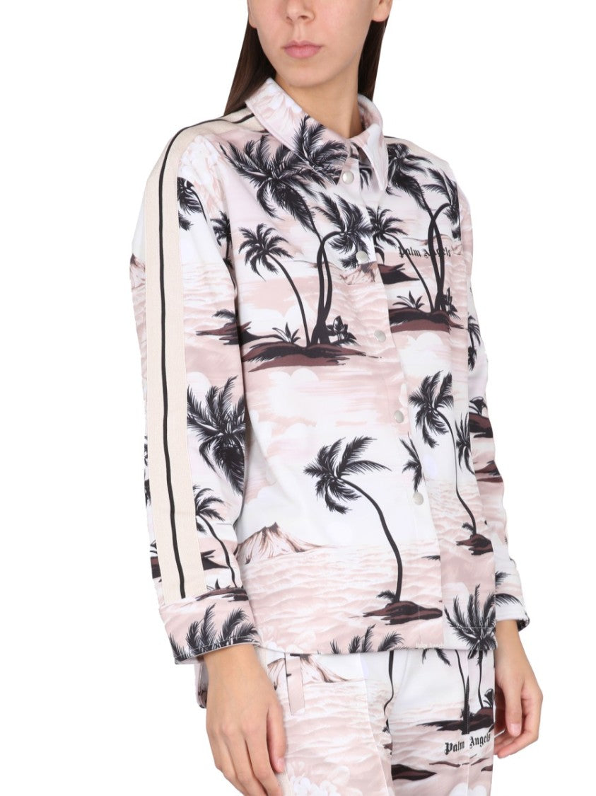 Palm Angels Island Print Shirt