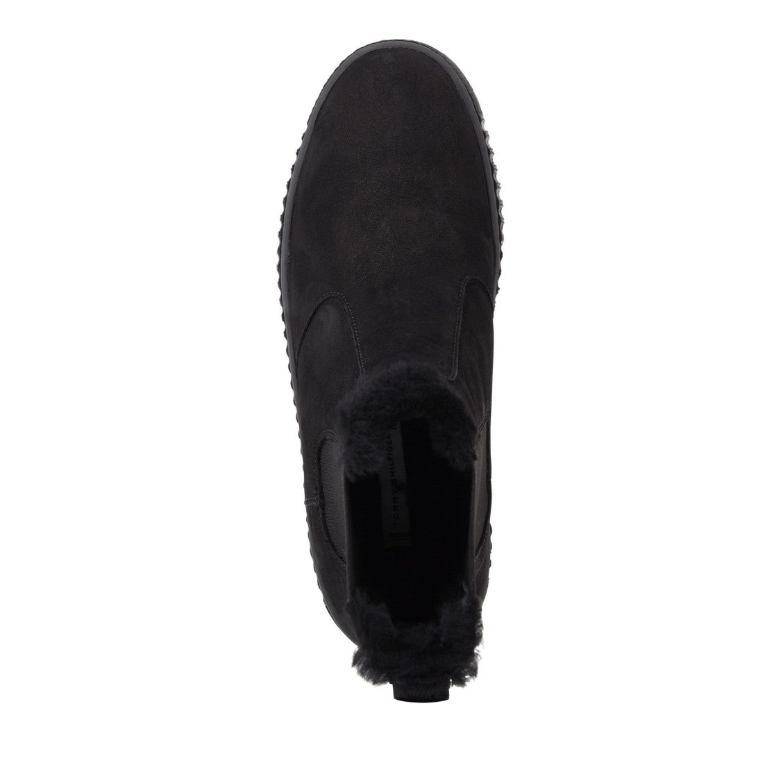 Tommy Hilfiger Black Essential Leather Chelsea Boots