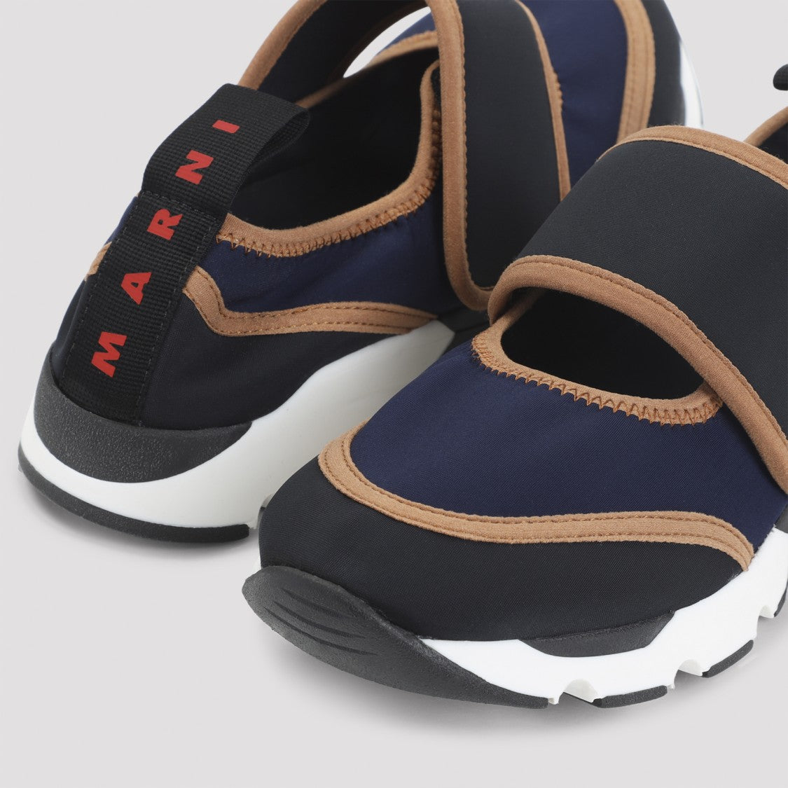 Marni Mary Jane Running Dark Blue Sneakers